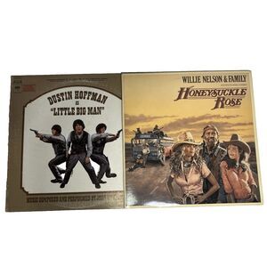 Vintage (2) Records LP Honeysuckle Rose Soundtrack Little Big Man Dustin Hoffman